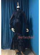 Surface Spell Gothic Dark Countess Fishtail Skirt(Full Payment Without Shipping)